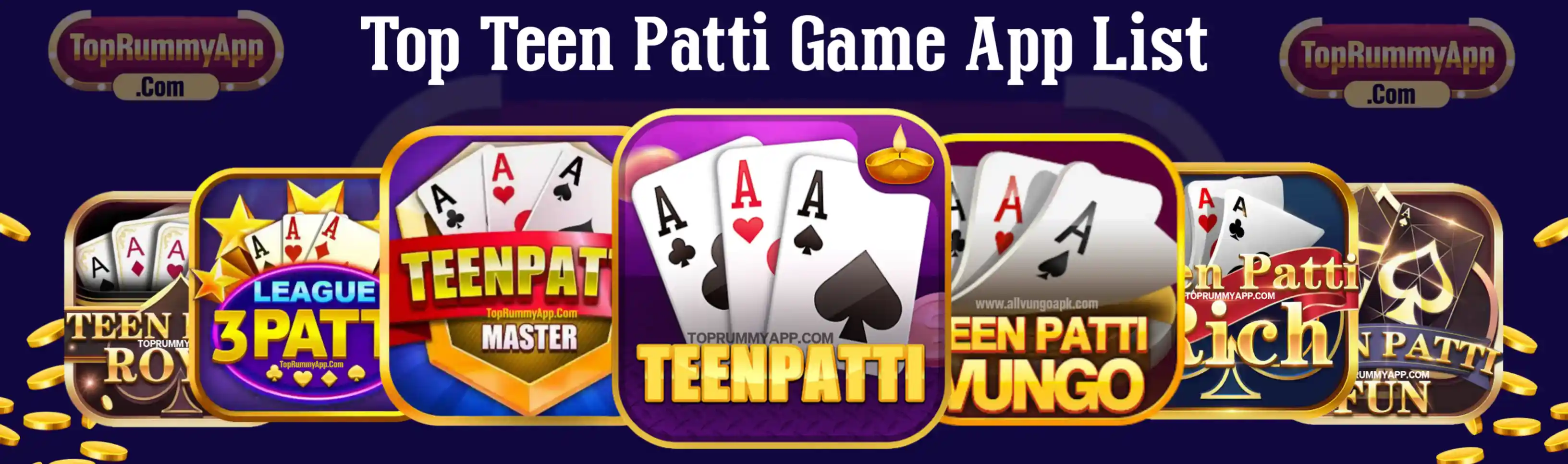 Top Teen Patti App List 2024